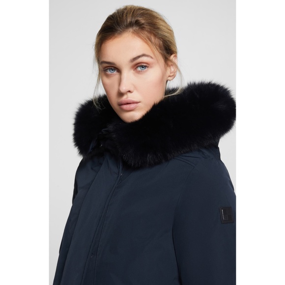 Woolrich Military Down Parka With Genuine Fox Fur - Picture 8 of 12